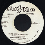 Freddie McGregor - Beat Down Babylon 7" (Used)