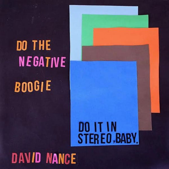 David Nance - Negative Boogie CD