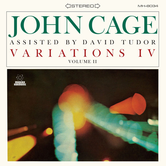 John Cage w/David Tudor - Variations IV, Volume II LP