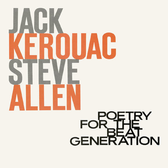 Jack Kerouac & Steve Allen - Poetry for the Beat Generation (100th Birthday) [Milky Clear Vinyl] LP