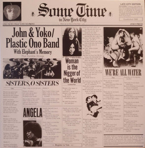 John Lennon & Yoko Ono / Plastic Ono Band - Some Time In New York City 2xLP
