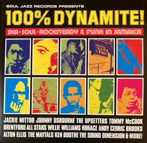 V/A - 100% Dynamite! 2xLP (Yellow Vinyl)
