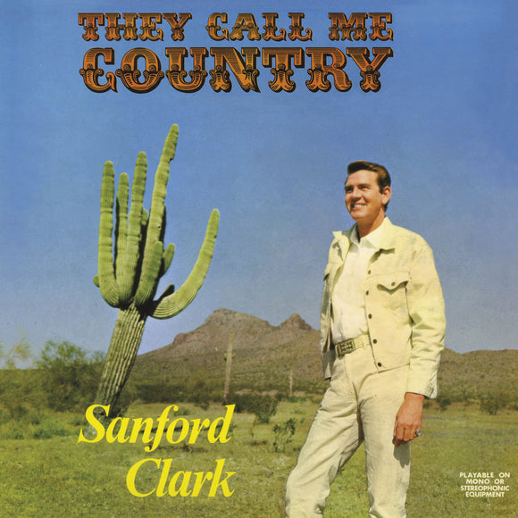 Sanford Clark - They Call Me Country LP (Blue Vinyl)