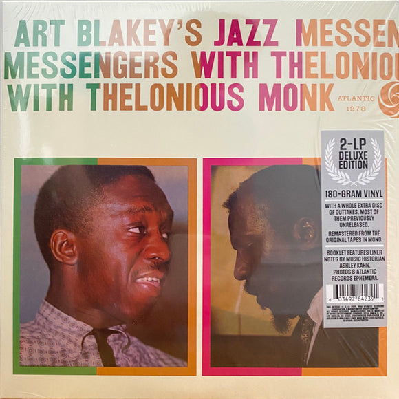 Art Blakey's Jazz Messengers - With Thelonious Monk 2xLP