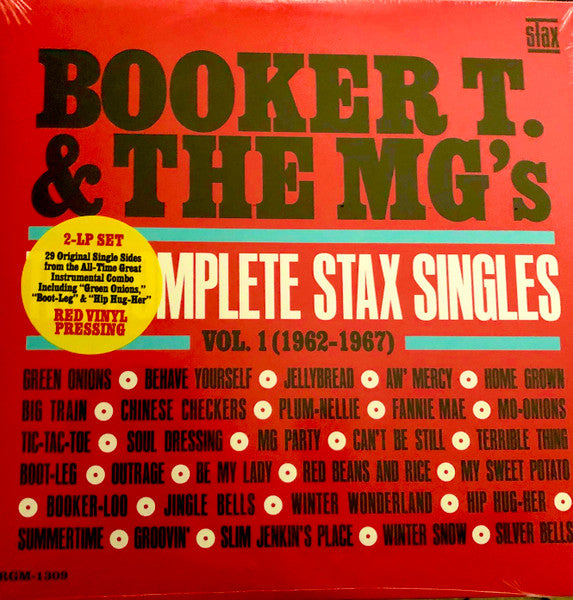 Booker T. & The MG's - The Complete Stax Singles Vol. 1 (1962-1967) 2xLP Red Vinyl