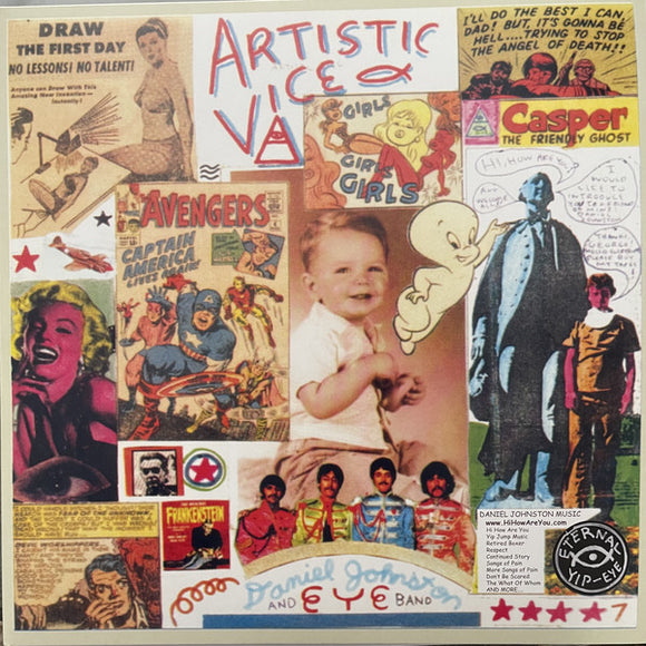 Daniel Johnston - Artistic Vice / 1990 2xLP
