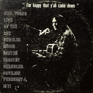 Neil Young - Dorothy Chandler Pavillion 1971 LP