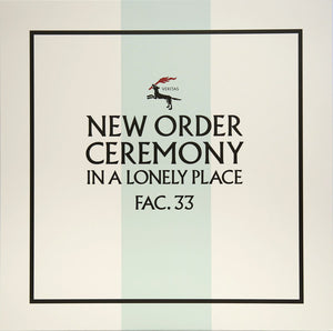 New Order - Ceremony 12" (cream color jacket) LP