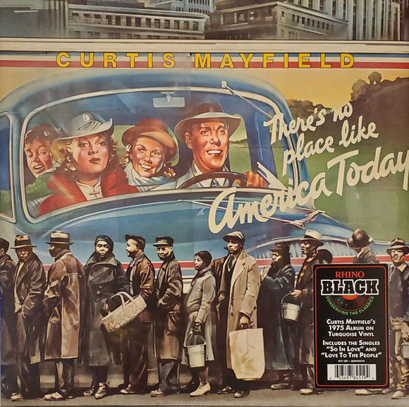 Curtis Mayfield - There's No Place Like America Today LP (Turquoise Vinyl)