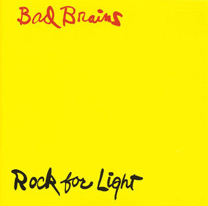Bad Brains - Rock For Light LP (Yellow Vinyl)