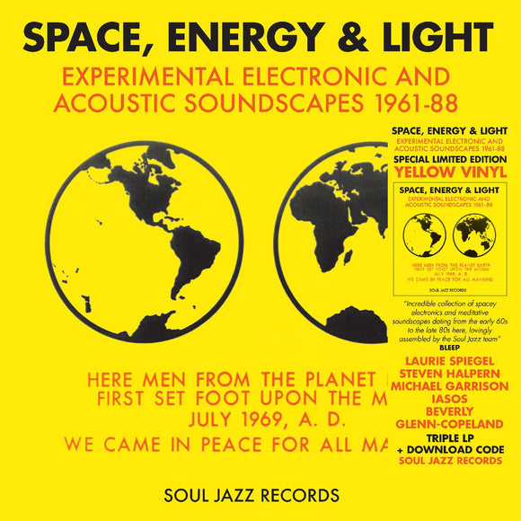 V/A - Space, Energy & Light: Experimental Electronic And Acoustic Soundscapes 1961-88 (YELLOW VINYL) 2xLP