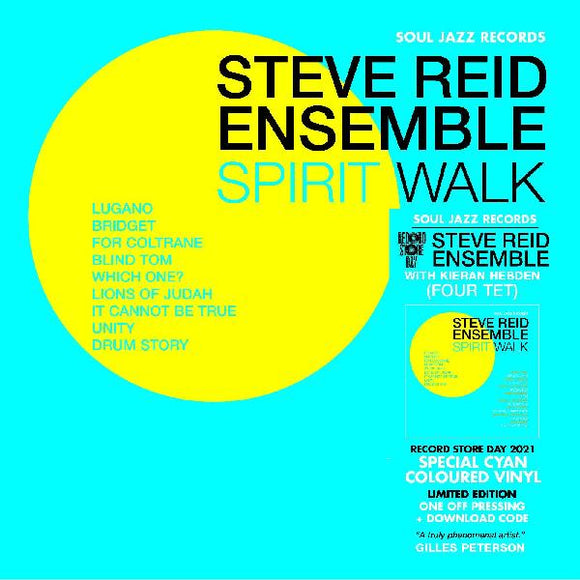 Steve Reid Ensemble - Spirit Walk 2xLP (Blue Vinyl)